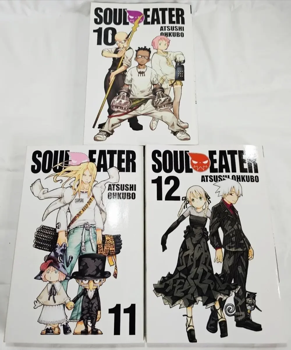 Soul Eater Manga Vol 10,11,12 by Atsushi Ohkubo English Paperback Graphic Novels